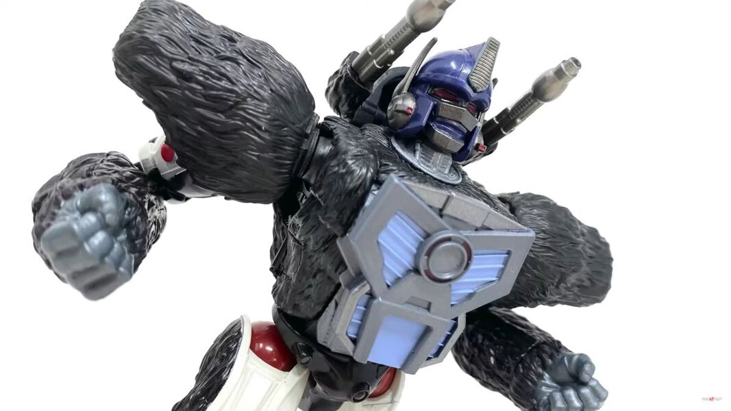 Transformers RED Optimus Primal In-Hand Images