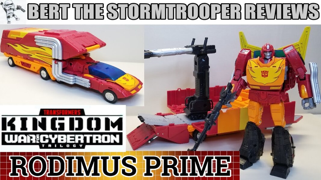 Transformers War For Cybertron Kingdom RODIMUS PRIME Review by Bert The Stormtrooper!