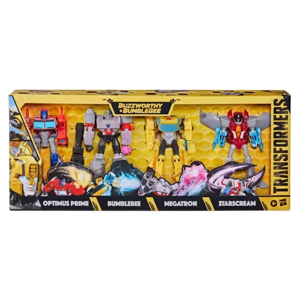 Transformers Buzzworthy Bumblebee Warrior 4-Pack Official Details & Online Ordering