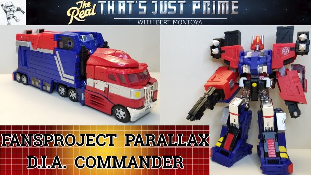 Fansproject Parallax D.I.A. Commander Armor set for Classics Optimus Prime! Review 