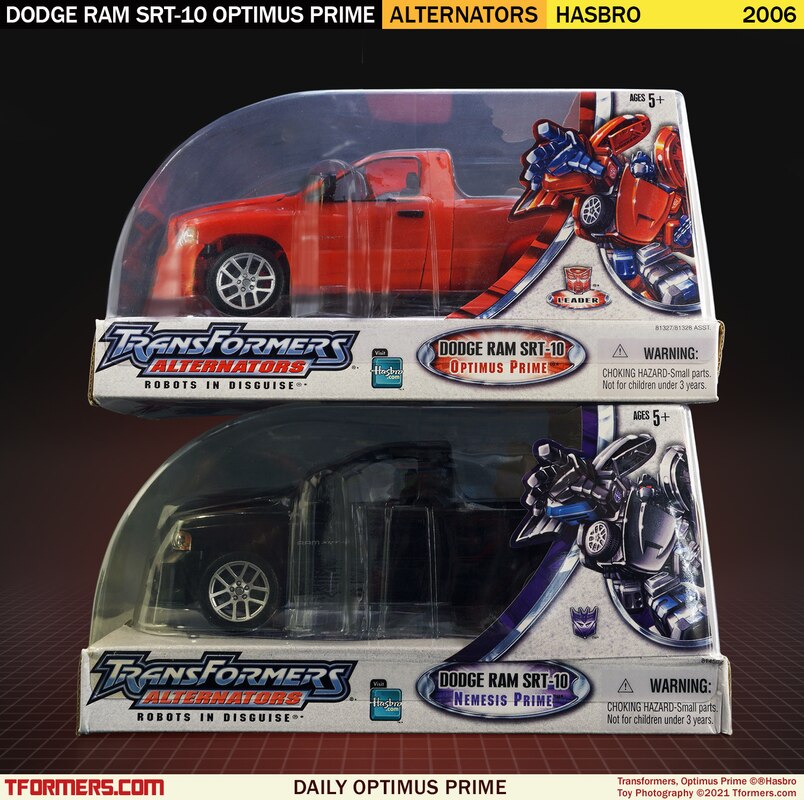 Hasbro Transformers Alternators Dodge Ram SRT-10 Optimus Prime Vehicle Action Figure for sale online 