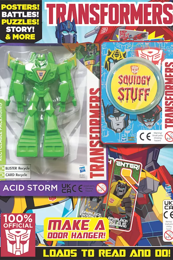 Transformers RID Magazine Issue No #66 - FREE Acid Storm Action Figure