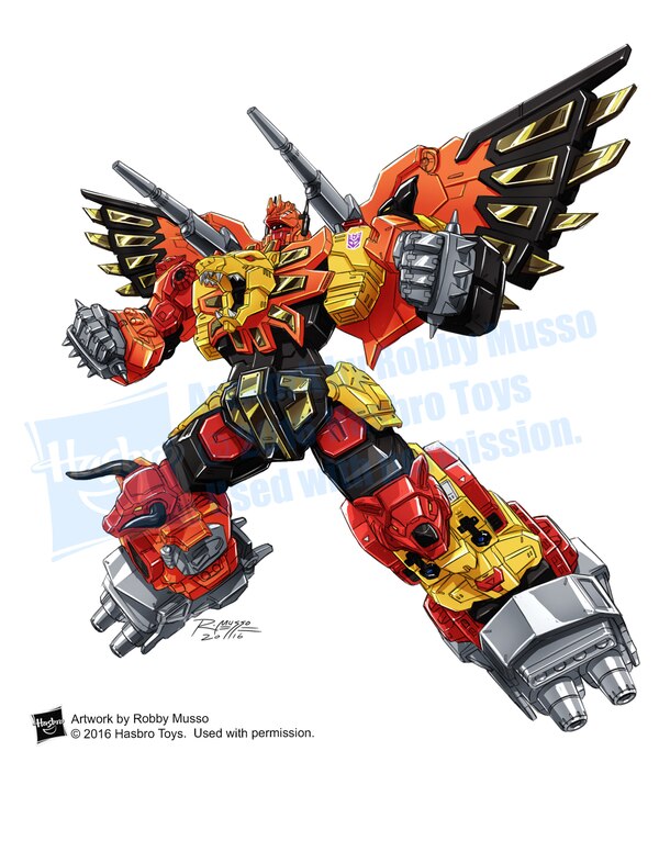 Transformers Power of the Primes Concept Art by Robby Musso - Predaking, Volcanicus, More!