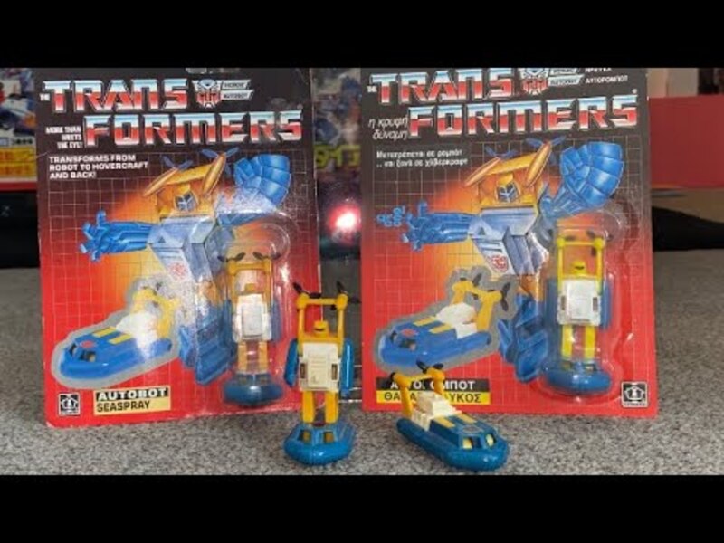 Transformers G1 Seaspray Review Vintage Variant Elgreco Complete Collection