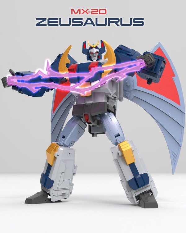 X-Transbots Toys MX-20 Zeusaurus (Deathsaurus) Official Color Images