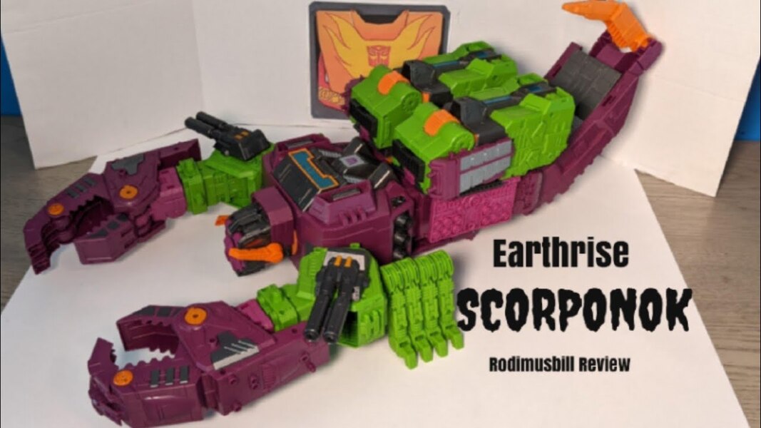 Transformers WFC Earthrise Titan Class SCORPONOK Review by Rodimusbill