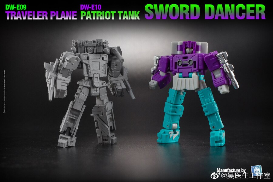 Dr Wu's Sword Dancer (Raindance) DW-E09 Air Traveler and DW-E10 Patriot Tank Set