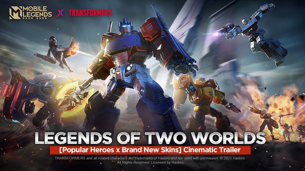 Legends of Two Worlds MLBB x TRANSFORMERS Cinematic Trailer 