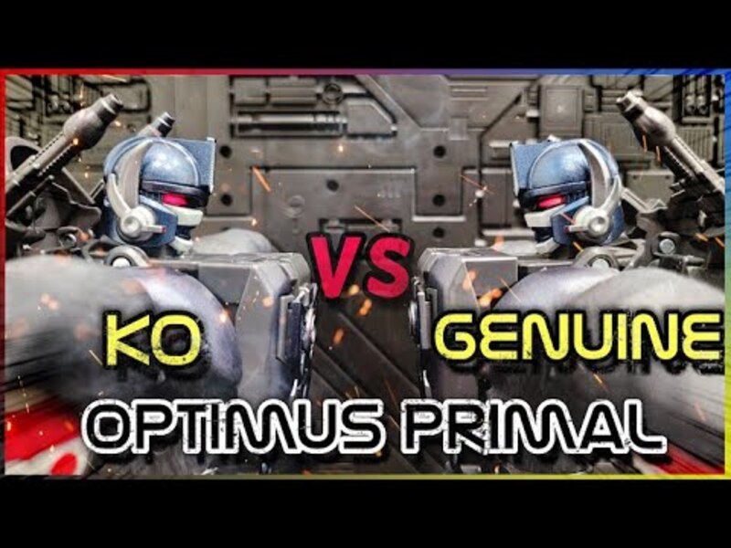 Transformers MP-32 Beast Wars Convoy Optimus Primal KO Vs REAL!