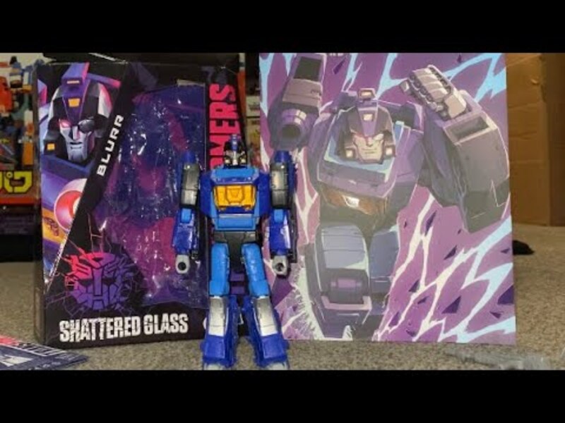 Transformers Shattered Glass Blurr Unbox Review