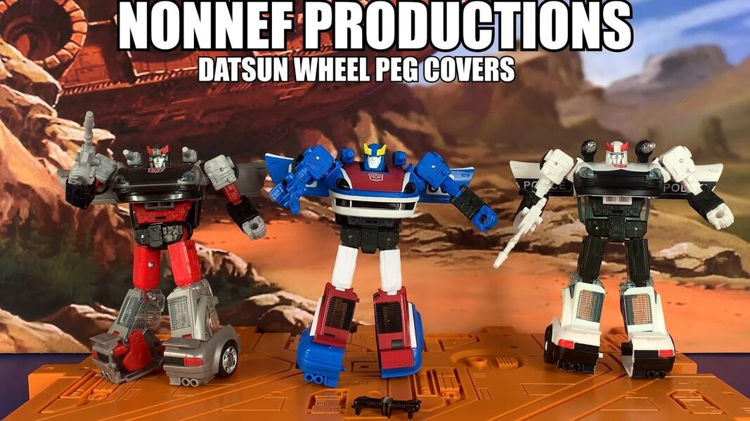 Transformers Earthrise Datsun Wheel Peg Covers by Nonnef Productions Review