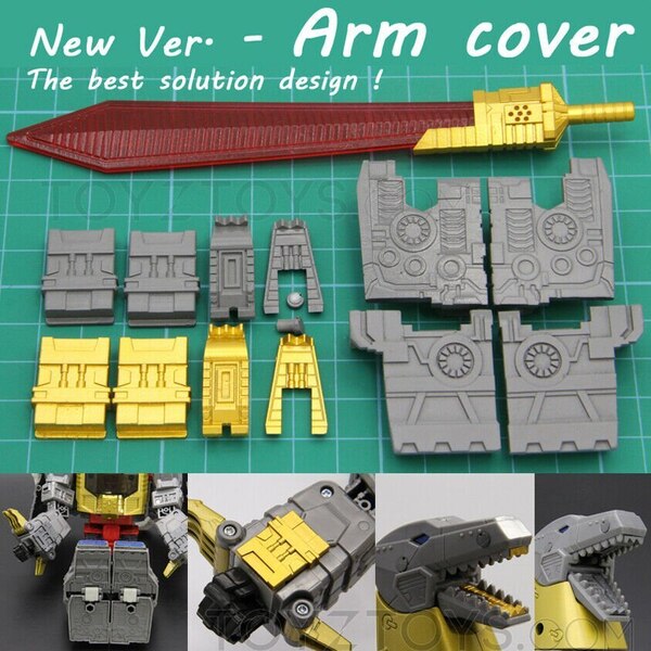 New Studio Series 86 Grimlock Upgrades Sword, Teeth, Arm & Feet Fillers