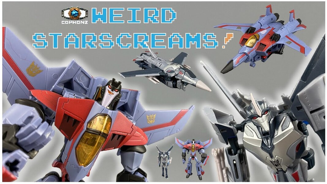 No Words Review of Starscream Prime & Animated