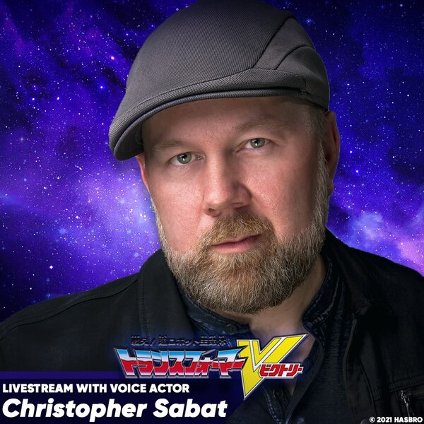 Transformers HasLab Victory Saber Live Stream with Voice Actor Christopher Sabat