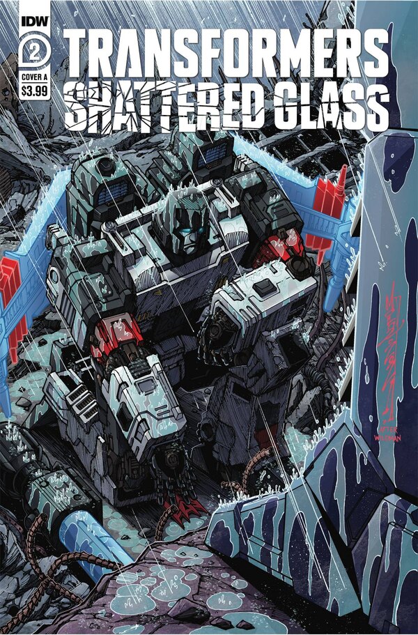 Transformers: Shattered Glass Issue No #2 Comic Book Preview - Megatron!