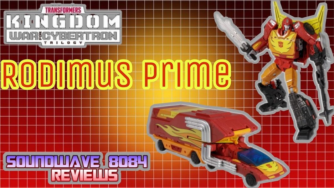 Transformers WFC Kingdom Commander Class Rodimus Prime Review