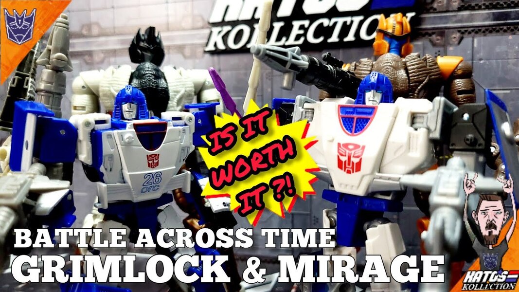 Transformers Battle Across Time Grimlock and Mirage Review - Kato's Kollection