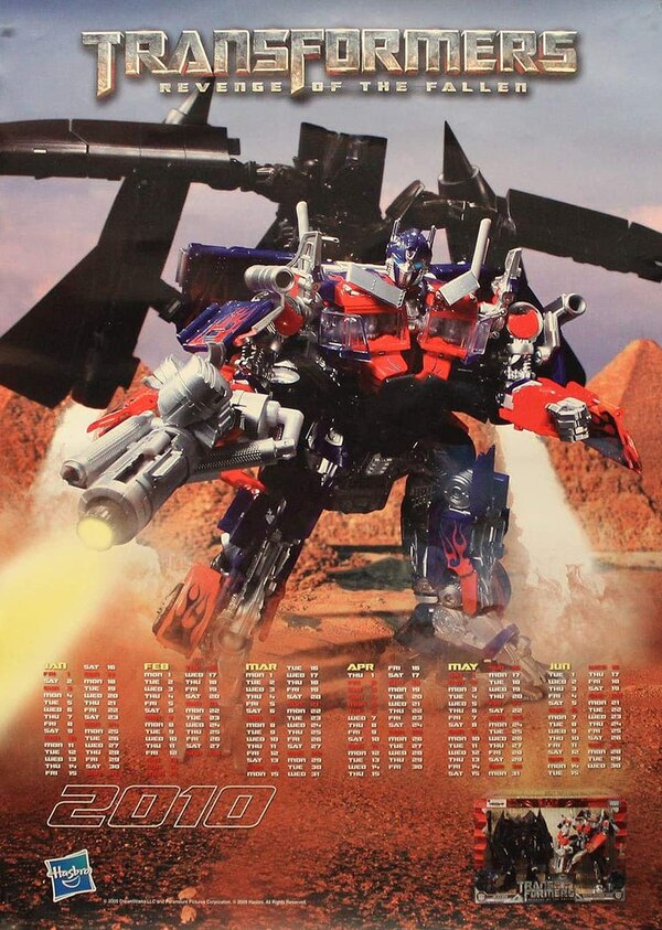 Daily Prime - Revenge of the Fallen Jet-Powered Optimus Prime Calendar