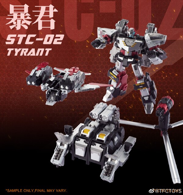 TFC TOYS STC-02 Tyrant (Dominator Megatron) Official Color Images