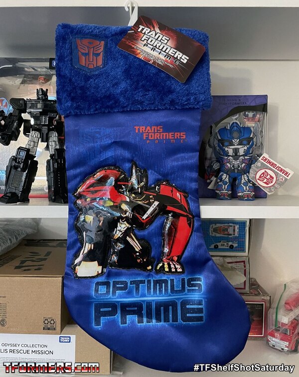Transformers Prime Optimus Prime Xmas Stocking - #TFShelfShotSaturday