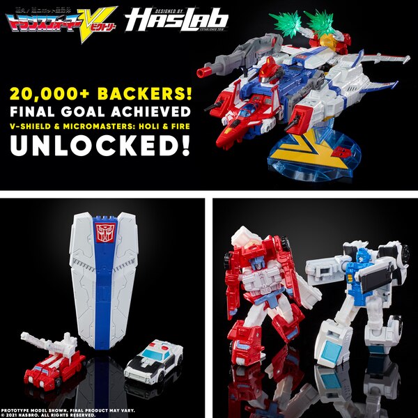 Transformers Victory Saber FULLY FUNDED at 20,000+ Backers - VICTORY!!!