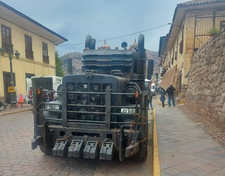 Transformers Rise Of The Beasts - Worlds Collide on Cuzco Peru Set Video SPOILER!
