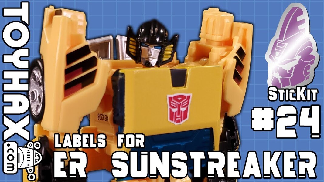 TOYHAX Labels for ER Sunstreaker - SticKit #24