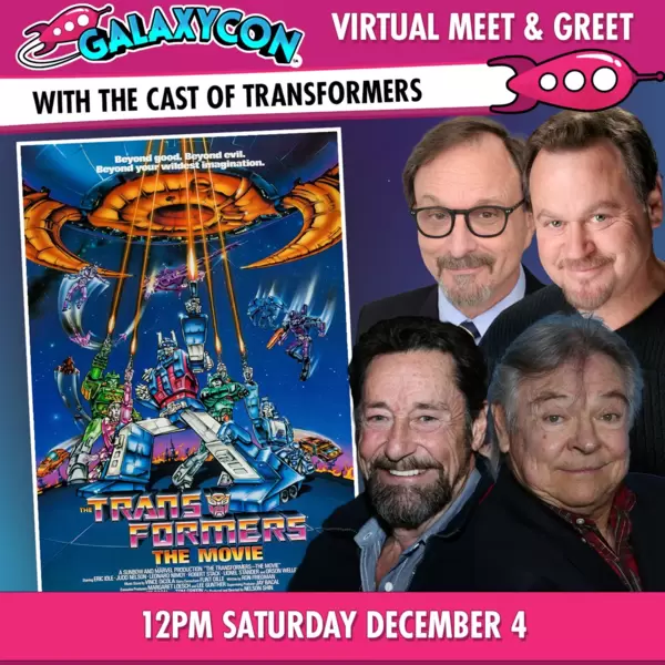 GalaxyCon 2021 Transformers Peter Cullen, Frank Welker, Greg Berger, Dan Gilvezan