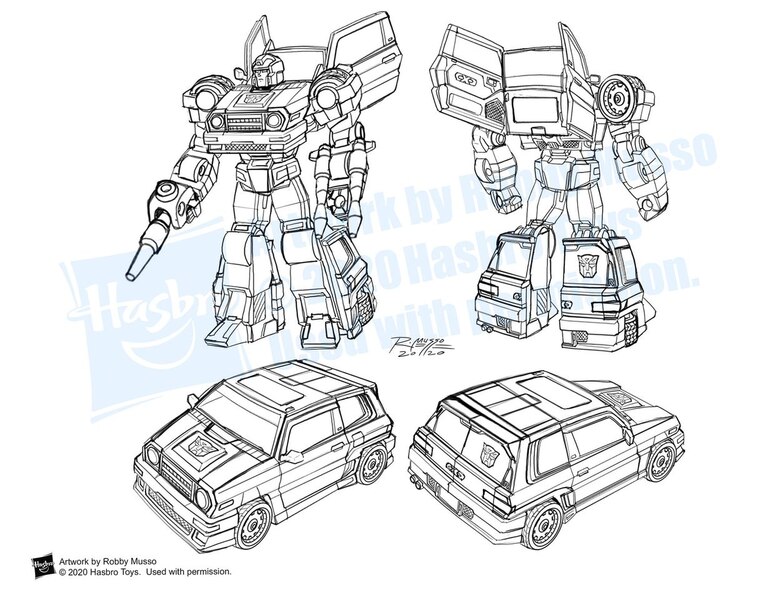  Transformers Legacy Skids Original Concept Art by Robby Musso