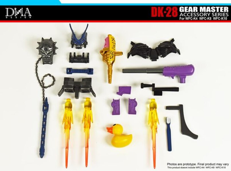 Kingdom Beast Wars DNA Design DK-28 Gear Master Upgrades - MAXIMIZE!