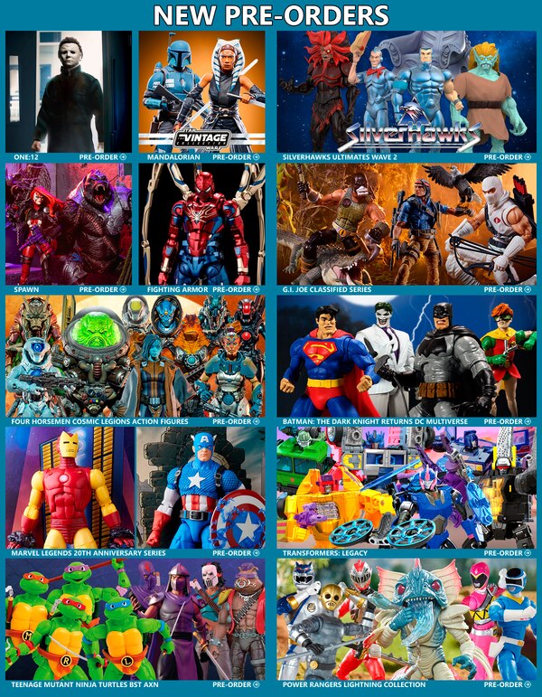 BBTS News: Halloween, SilverHawks, Star Wars, G.I. Joe, Cosmic Legions, TMNT, Marvel Legends, MAFEX, DC Multiverse, Transformers