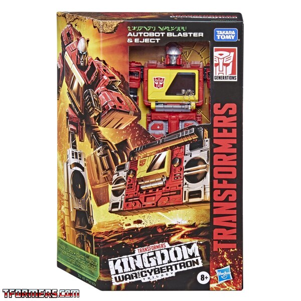 War for Cybertron: Kingdom Voyager WFC-K44 Autobot Blaster & Eject Official Images & Details