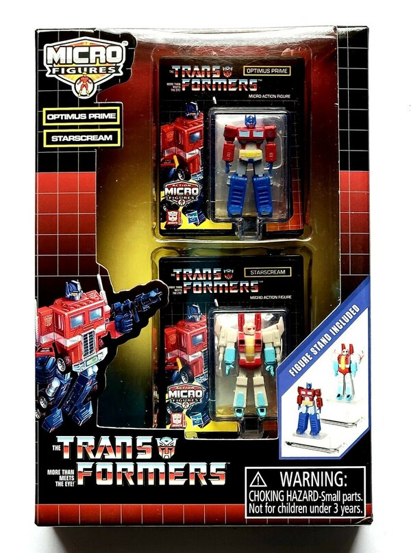 Worlds Smallest Transformers Optimus Prime and Starscream 2 Packs