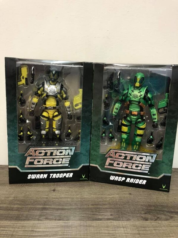 BotCon Action Force Wasp Raider and Swarm Trooper Packaging Exclusive Images