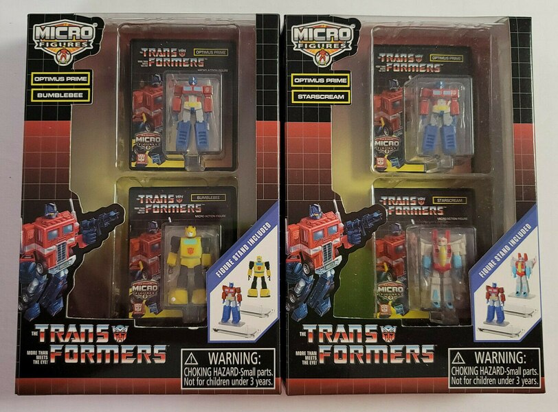  Worlds Smallest Transformers Optimus Prime and Bumblebee 2 Pack Images