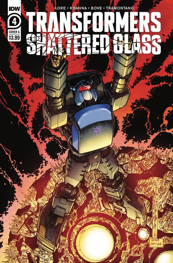 Transformers Shattered Glass Issue No. #4 Comic Book Preview - Leader Goldbug