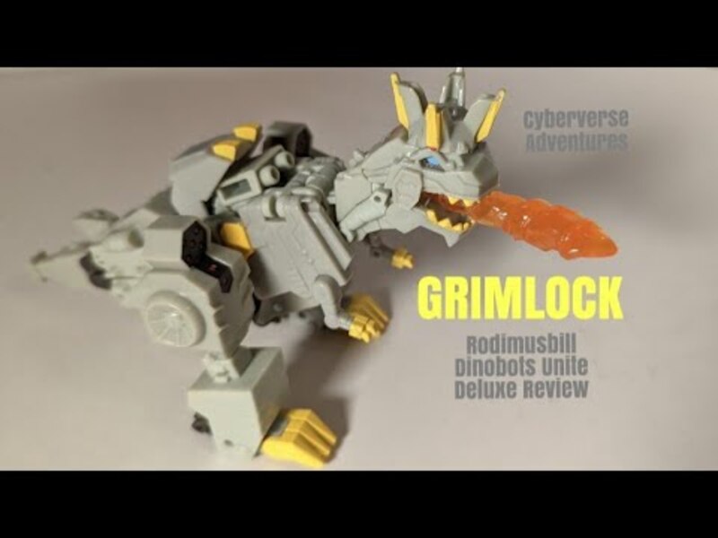 Transformers Cyberverse GRIMLOCK Dinobots Unite Deluxe - Rodimusbill Review