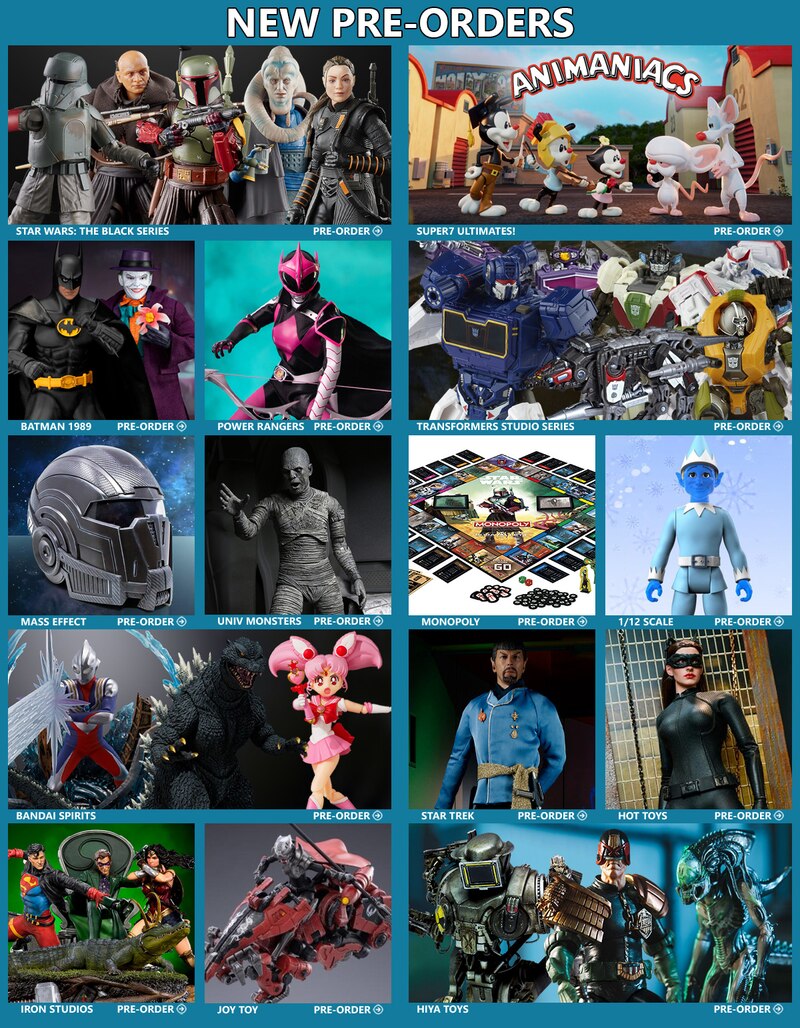 BBTS News: Boba Fett, Animaniacs, Batman 89, Transformers, MMPR Ranger  Slayer, Godzilla, Mummy, Dredd & More!