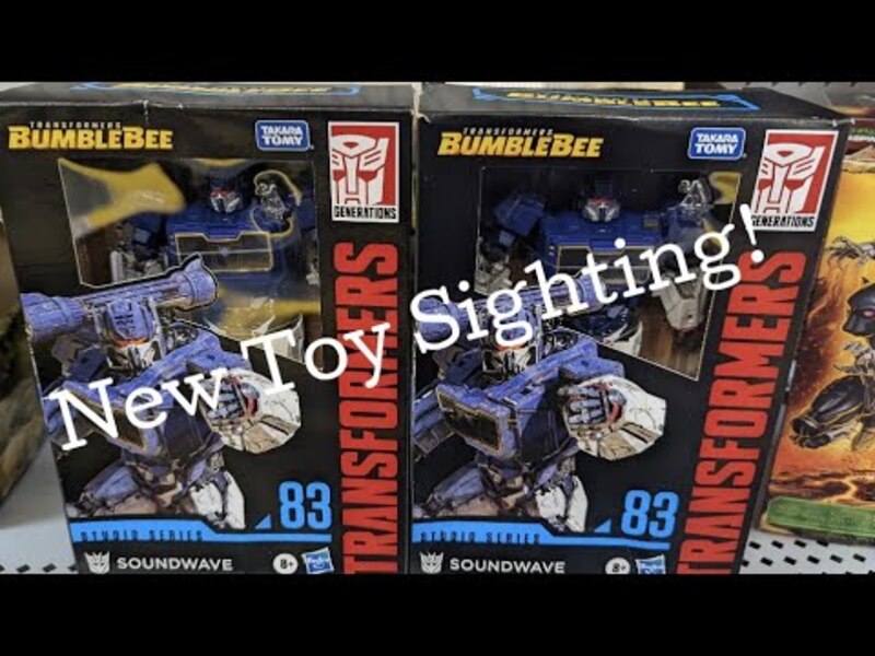 Transformers Studio Series #83 SOUNDWAVE New Toy Sighting by Rodimusbill