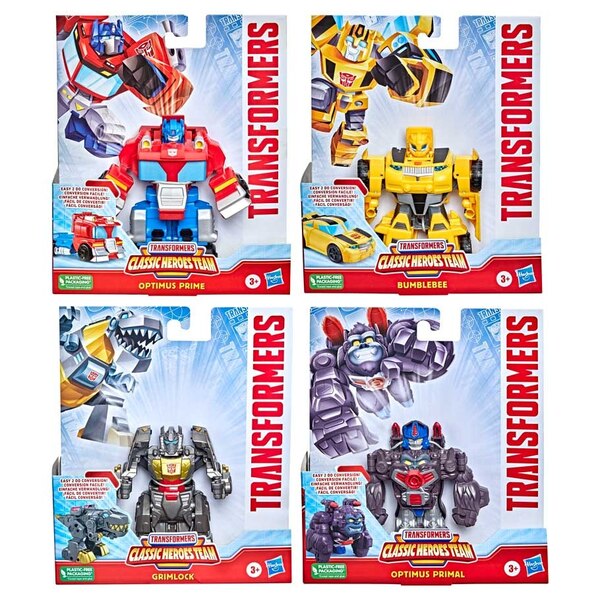 Transformers Rescue Bots Classic Heroes Grimlock and Optimus Primal Reveals