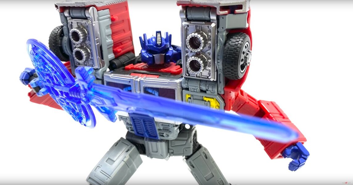Transformers Legacy G2 Laser Optimus Prime In-Hand Images