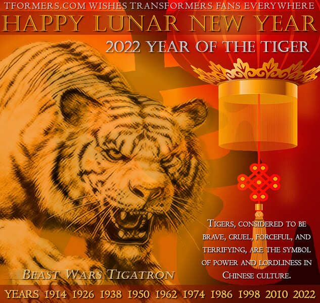 Happy Lunar New Year of the Tiger 2022 - Gung Hey Fat Choy!