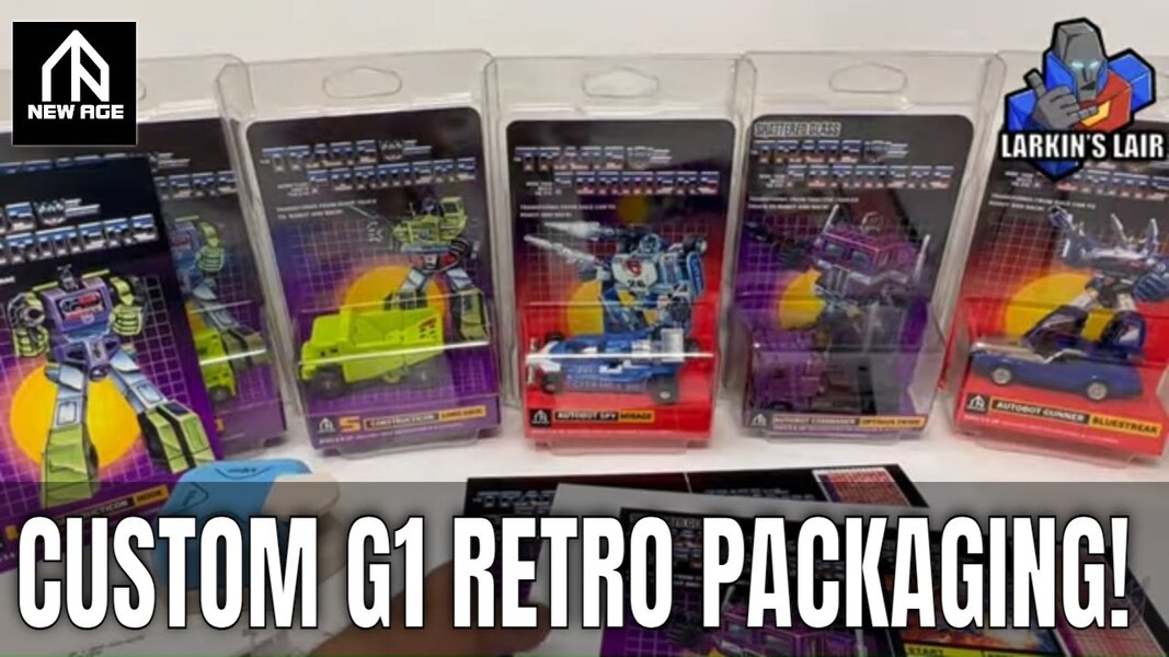 Customization Workshop: G1 Retro Style Packaging for NewAge Figures, Larkin's Lair