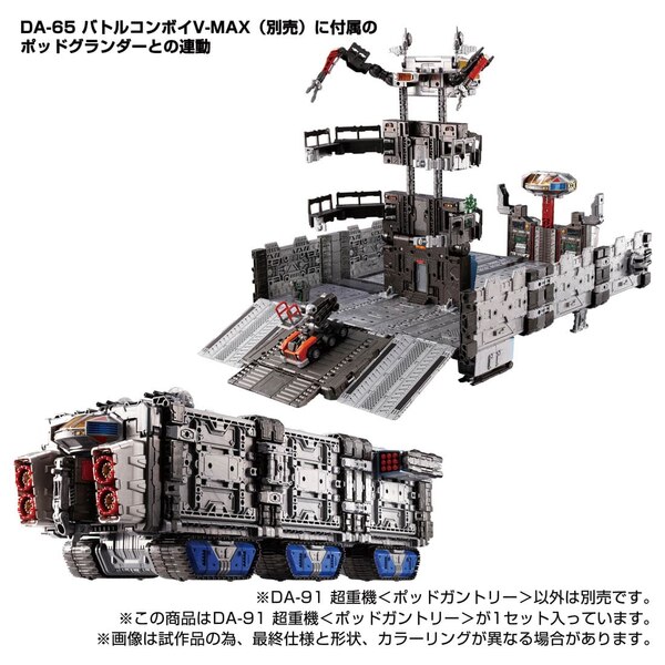 Diaclone Reboot DA 91 Super Heavy Equipment Pod Gantry Official Image  (2 of 10)