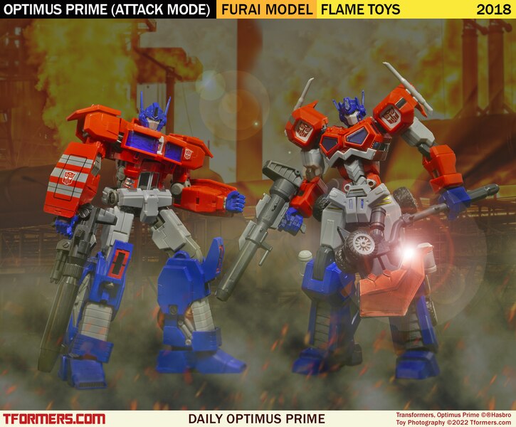 Daily Prime - Flame Toys Optimus Prime Attack Mode