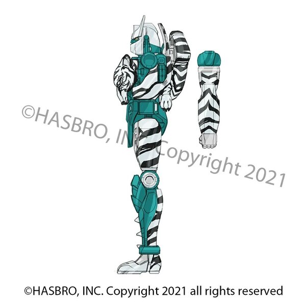 Transformers Tigatron Robot Mode Concept Art by Ken Christiansen