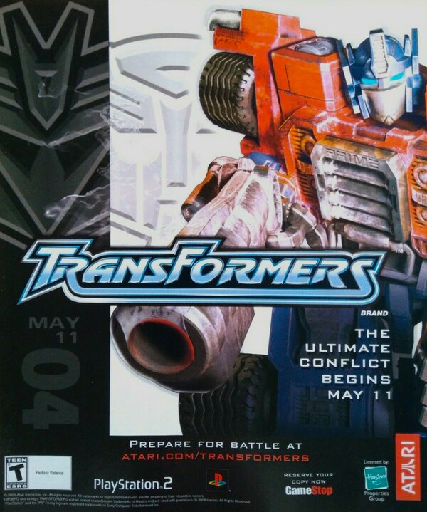 Daily Prime - Transformers Optimus Prime ATARI Game ADs