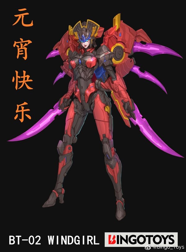 BingoToys BT-02 Windgirl (IDW Windblade) Revealed