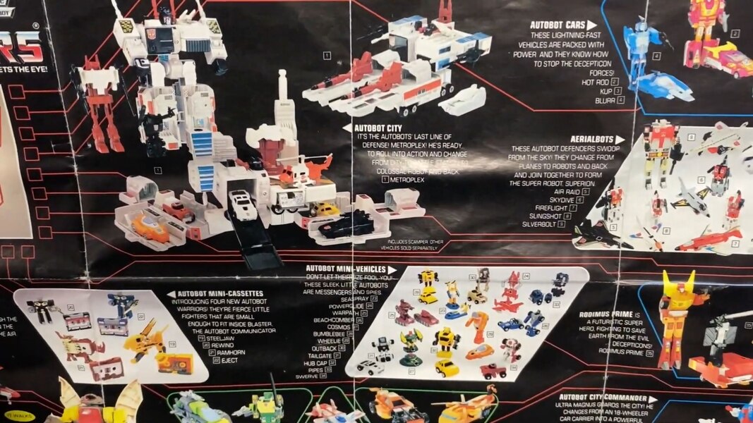 Transformers G! 1986 Toy Catalogue Checklist Flyer Review