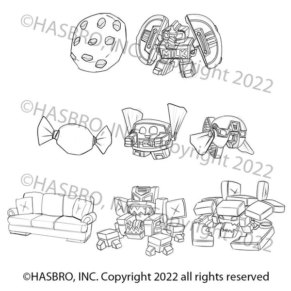 Transformers BotBots Concept Art by Ken Christiansen